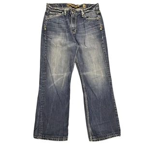 BKE Tyler Bootcut Jeans Mens 34x30 Buckle Stretch Cowboy Utility Western Vintage - Picture 1 of 12
