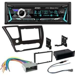 Jensen Single DIN In-Dash Car Stereo AM/FM Radio kit for 2013-2015 Honda Civic - Picture 1 of 8