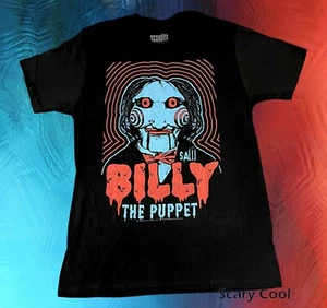 Neu Saw Billy The Puppet Puzzle 2004 Herren Halloween Vintage Throwback T-Shirt - Bild 1 von 2
