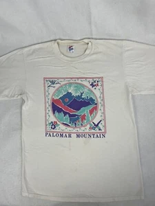 Vtg Palomar Mountains Shirt Size M 90s White Tourist - Picture 1 of 8