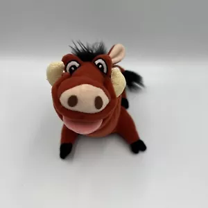 Disney Lion King Pumba 8" Plush Soft Toy Beanie Vgc - Picture 1 of 6