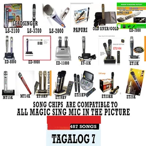 MAGIC SING Chip Tagalog 7 MIX Tagalog & English Song Chip w/ SONG LIST - SALAMAT - Picture 1 of 1