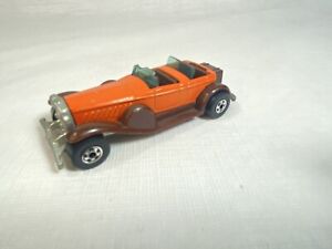 Vintage Hot Wheels 1976 Mattel Hong Kong '31 Doozie Car Orange/Brown
