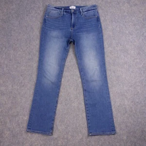 Driftwood Audrey Jeans Womens 28x29 Straight Leg Blue Denim Stretch - Picture 1 of 10