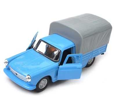 Peugeot 404 Classic French Car Model Blue Diecast 1:34-1:39 Scale Welly - Image 1 of 4