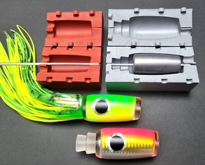 Two Kits for Large 300 g and 190 g Trolling Lure Heads for Marlin, Mahi Mahi - Picture 1 of 10