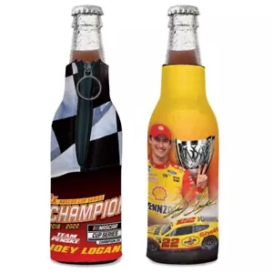 Joey Logano 2022 Wincraft #22 NASCAR Cup Series 2X Champion 12oz Bottle Cooler - Picture 1 of 1