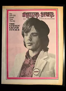 *FLAT* ROLLING STONE MAG #49 - Dec 27, 1969 - Teen Exploitation Stones CSNY - EX - Picture 1 of 23