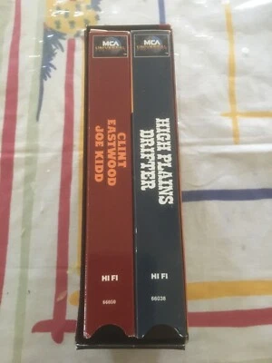 VHS / CLINT EASTWOOD 2-PACK BOX SET / JOE KIDD - HIGH PLAINS DRIFTER - Image 1 of 4