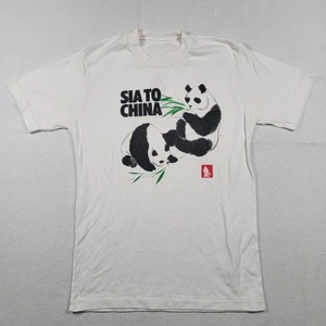 Vintage Panda T-Shirt SIA To China Singapore Airlines Destination Graphic Tee Gr. XS - Bild 1 von 8