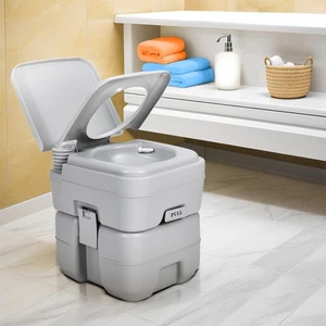 5,3 Gal 20L Tragbare Toilette Camping Reise Wohnmobil Outdoor Indoor Kommode Porta Töpfchen - Bild 1 von 13