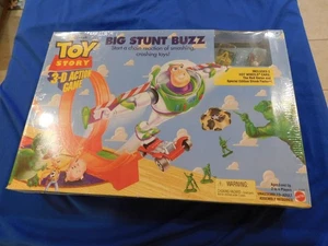TOY STORY 3-D Action Game BIG STUNT BUZZ MATTEL 1998 SEALED Disney HOT WHEELS - Picture 1 of 13