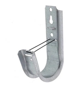Networx 2" Montaje en Pared Acero Galvanizado Cable Soporte J Gancho con Retenedor Cantidad 25 - Imagen 1 de 1