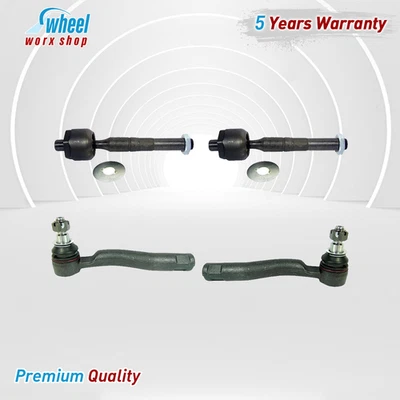 Конец внешнего внутреннего рулевого анкерного стержня Delphi 4 шт. для Toyota Land Cruiser 1998-2003 - Изображение 1 из 4