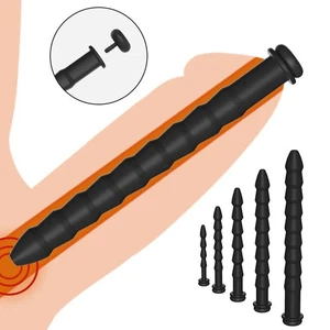 S M L XL XXL Masculino Gel Silicona Dilatador Dilatador Sonidos Uretrales Enchufe Urétral - Imagen 1 de 10