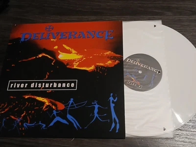 DELIVERANCE River Disturbance ORIGINAL WHITE COLORED VINYL 2018 Release w/Insert - Image 1 of 4