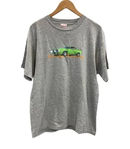 Used FUCT 90 s Old Skate Car Print Vintage T-shirt Gray Size L 101MT From Japan - Picture 1 of 10
