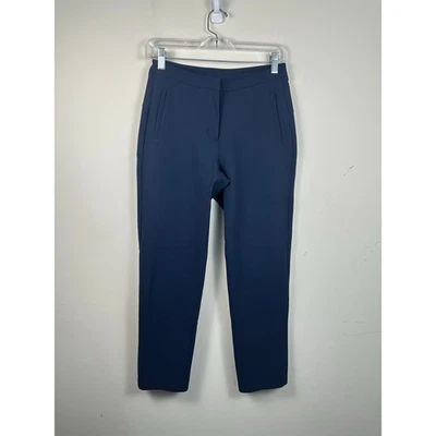 Pantalón Lululemon On the Move Ponte Talla 4 Azul Usado en Excelente Condición Ajustado Foto 1 de 4