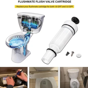 Flush Valve Cartridge Kit C-100500-K For Sloan Flushmate M-101526-F3 M-101526-F4 - Picture 1 of 14