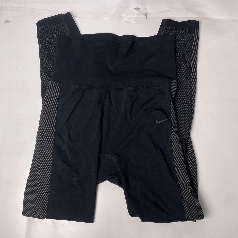 Nike Women's Black High Rise Dri-Fit Knit Training Leggings Athletic Size Small - Image 1 of 4