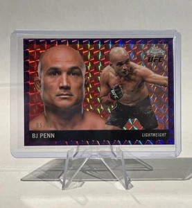 2025 Topps UFC Chrome BJ Penn 1955 Purple Geometric Refractor /10 - Picture 1 of 2