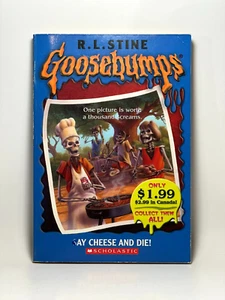 8th Print #4 Say Cheese and Die 1 Goosebumps Book Vintage Stine Series Reprint - Picture 1 of 19