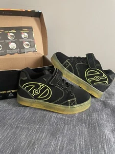 Heelys Vopel X2 Sneaker, Black With Lime Speckle Youth 1 UK 13 - Picture 1 of 6