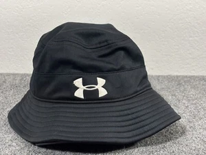Under Armour Golf Bucket Hat LG/XL Black Rain Sun Protection PGA - Picture 1 of 4