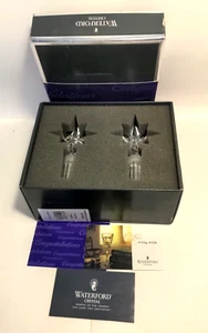 Waterford Crystal Pair Of Congratulation Stoppers 114976 - Picture 1 of 4