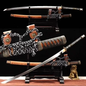 Espada Katana Samurai Japonesa Afilada Acero T10 Arcilla Tachi Madera Hualee - Imagen 1 de 12