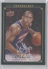 2007-08 Upper Deck Chronology Gold Auto /10 Al Horford #216 Rookie Auto RC