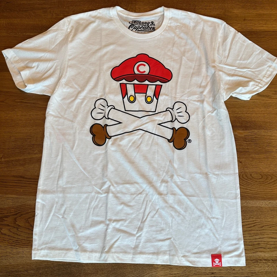 Camisa Johnny Cupcakes Flower Fire Mario Exclusiva de eBay Talla L Nueva  Foto 1 de 1