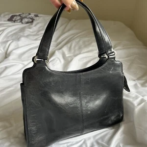 Monsac Damen Echtleder kleine Handtasche schwarz elegant edel Party Date Y2K - Bild 1 von 12