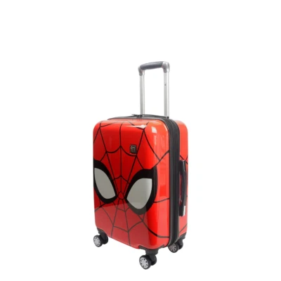 Marvel Spiderman Mask FŪL 21" Hard Rolling Luggage - Image 1 of 4