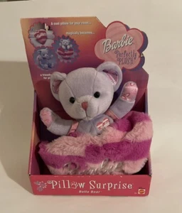 Barbie Mattel Perfectly Plush Pillow Surprise Bella Bear 2001 New Rare Vintage - Picture 1 of 12