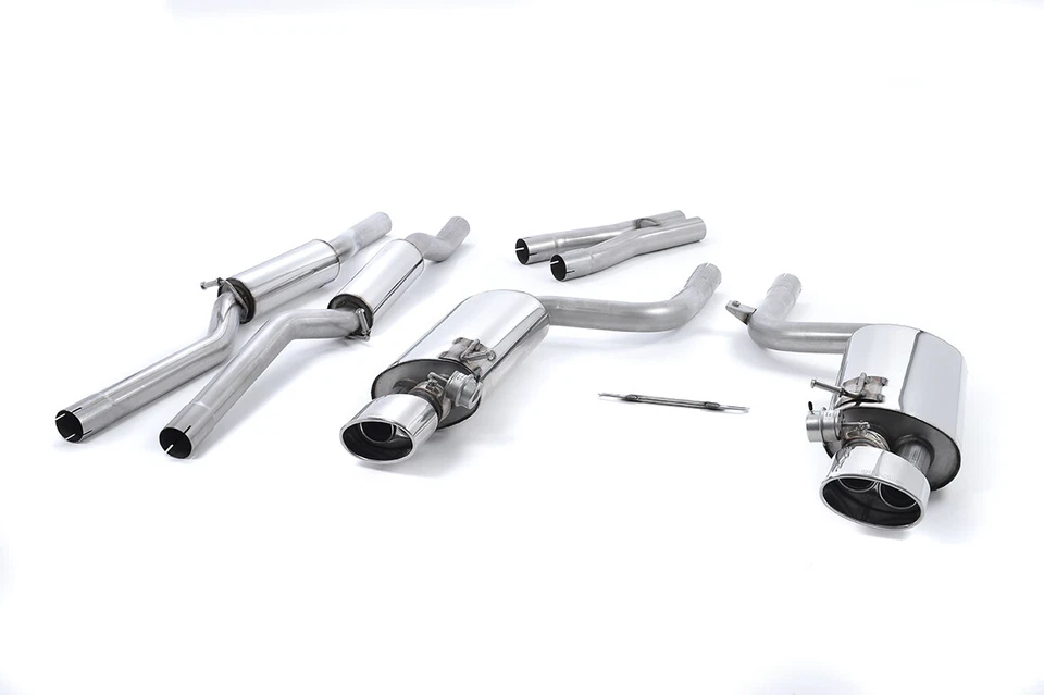 Milltek Auspuffanlage Polished Tips - 06-08 Audi RS4 B7 4.2 V8 - Bild 1 von 1