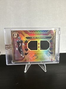 2023 Panini Gold Standard #273 Bijan Robinson Triple ROOKIE JERSEY AUTO /149 RC