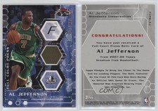 2007-08 Topps Stadium Club Full Court Press Relics /499 Al Jefferson #FCPR-AJ