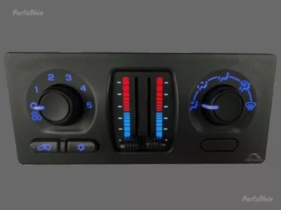 03-06 Silverado Sierra Heater A/C Climate Control No Defrost BLUE LED - Image 1 of 2
