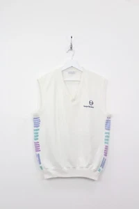 SERGIO TACCHINI 90'S VINTAGE SAMPRAS TENNIS SLEEVELESS SWEATSHIRT,SIZE:MEDIUM - Picture 1 of 5