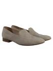 Kiton Gray Leather Suede Loafers H342 Women