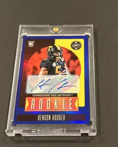 2023 PANINI LEGACY HENDON HOOKER ROOKIE SIGNATURE BLUE PRIZM SP RC #’d 14/35! - Picture 1 of 8
