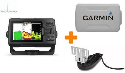 GARMIN STRIKER VIVID 5CV - ECO GPS TRASDUTTORE CLEAR VU + COVER OMAGGIO - Immagine 1 di 4