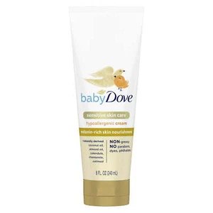 Baby Dove Sensitive Melanin-Rich Cream Newborn Hypoallergenic Nourishing 8 oz - Picture 1 of 3