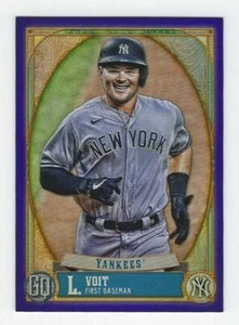 2021 Topps Gypsy Queen #300 Luke Voit Indigo Parallel #'d 121/250 ~ Yankees - Imagen 1 de 2