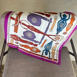 Hermes Silk Scarf 100% Authentic A+ Condition 65cm x 65cm - Picture 1 of 14