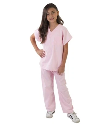 Nuevo - Disfraz Exfoliante Rosa Claro Niños Talla 8/10 Foto 1 de 2