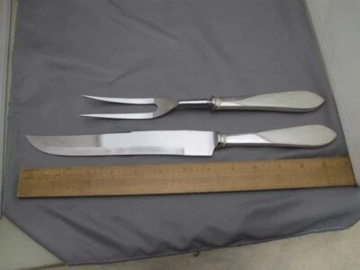 Tiffany Sterling FANEUIL (1910) 2 Piece ROAST CARVING SET-No Mono - Image 1 of 4