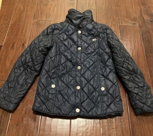 Tommy Hilfiger Girl's Blue Puffer Coat Size M (8/10) Jacket - Picture 1 of 9