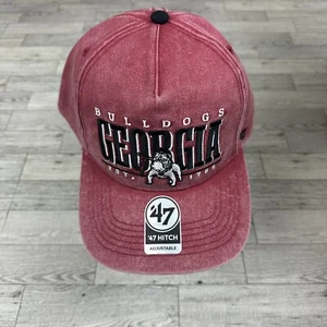 Georgia Bulldogs '47 Vintage Fontana Hitch Clean Up Adjustable Hat - Red New SEC - Picture 1 of 8